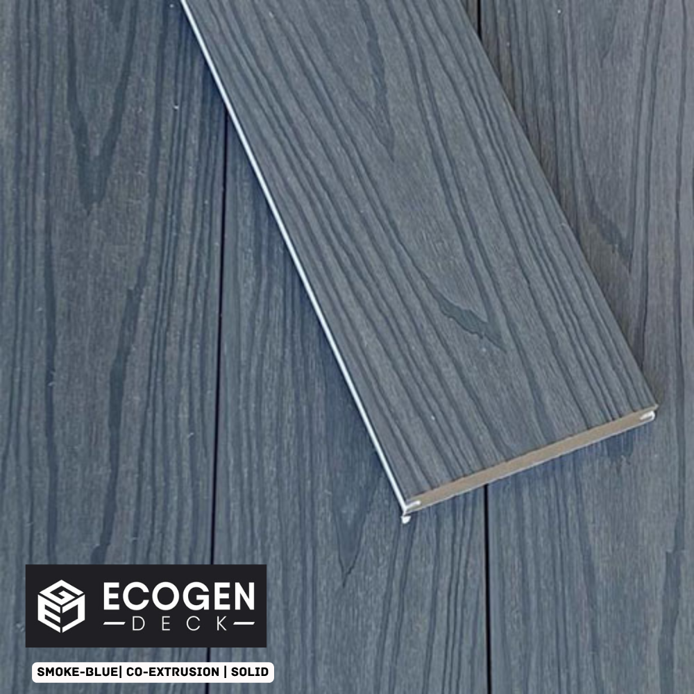 Smoke Blue composite decking