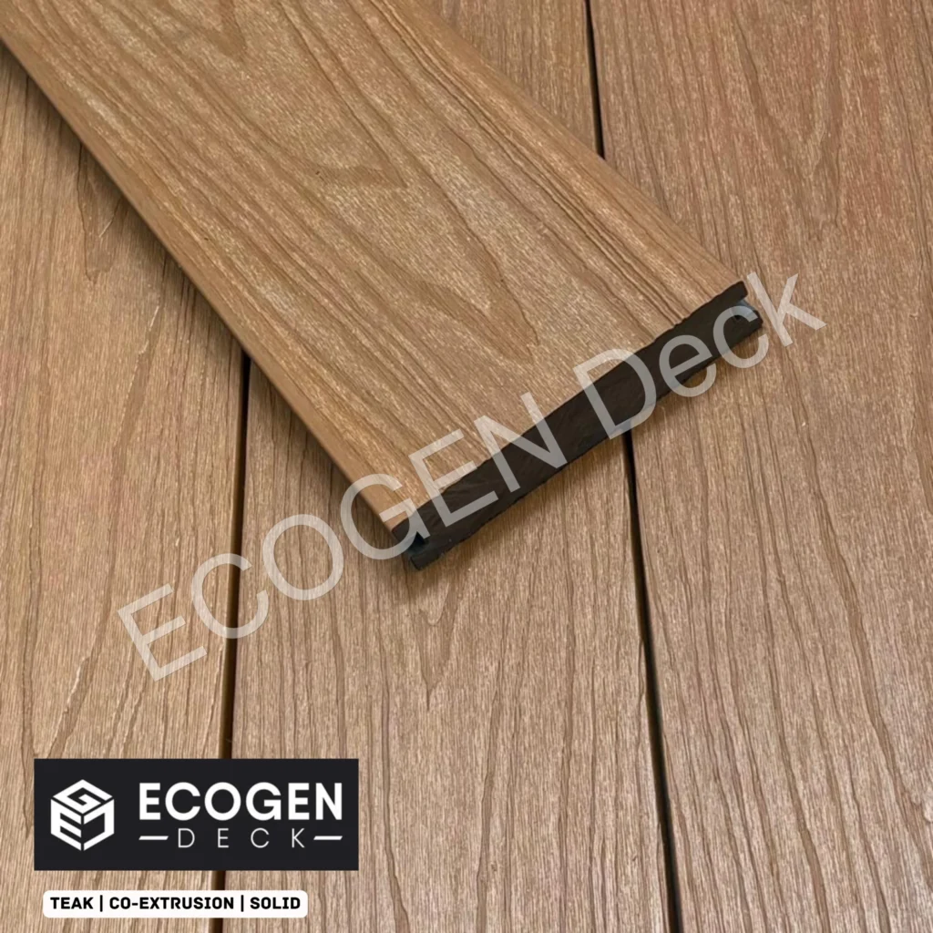 Teak | Solid Co Extrusion | WPC Composite Decking