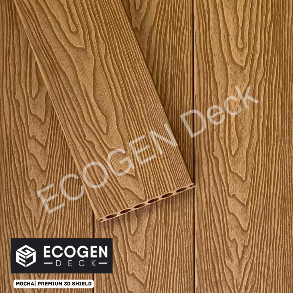 Mocha | 3-D Premium WPC Decking (Arshwood)
