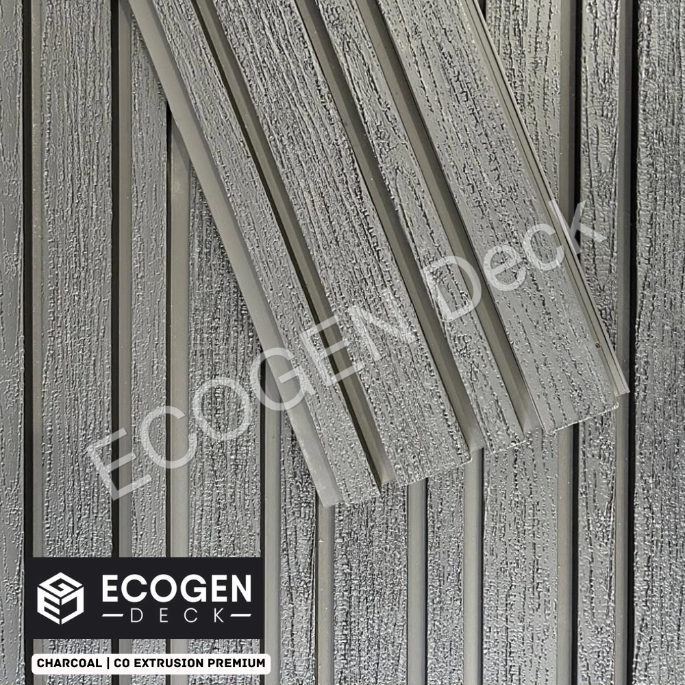 Charcoal WPC Cladding Panels | External Wall | 220x28mm | Melbourne