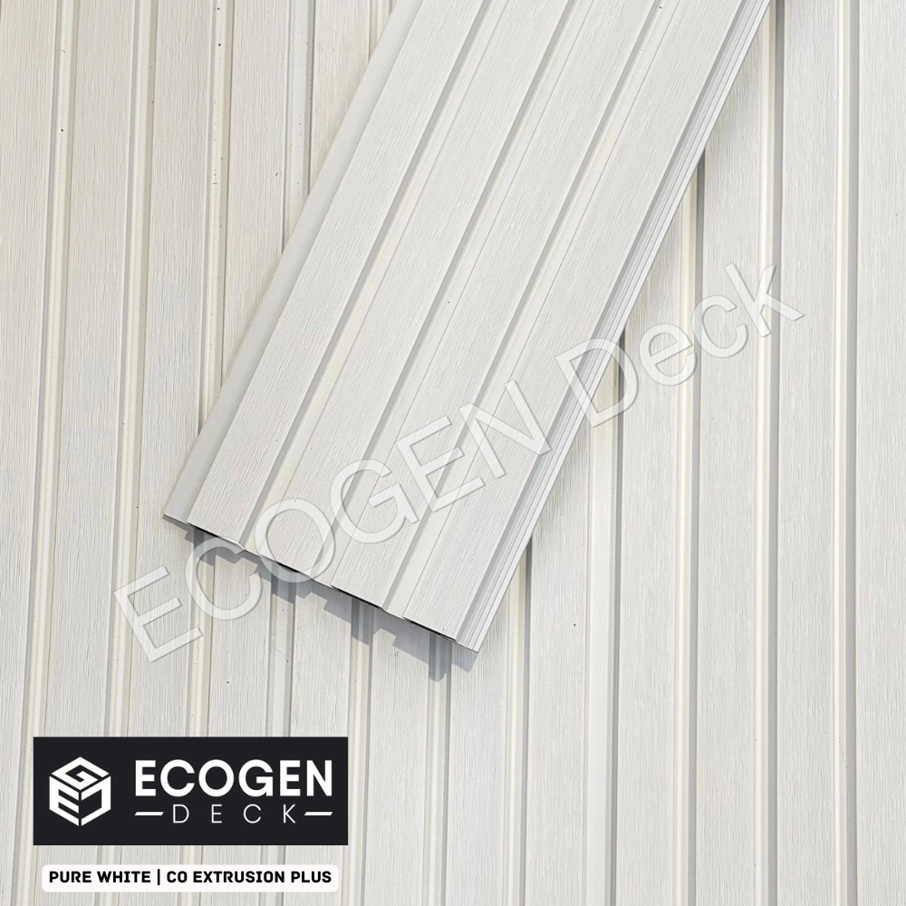 Pure White WPC Cladding Panels | External Wall | 220x28mm | Melbourne