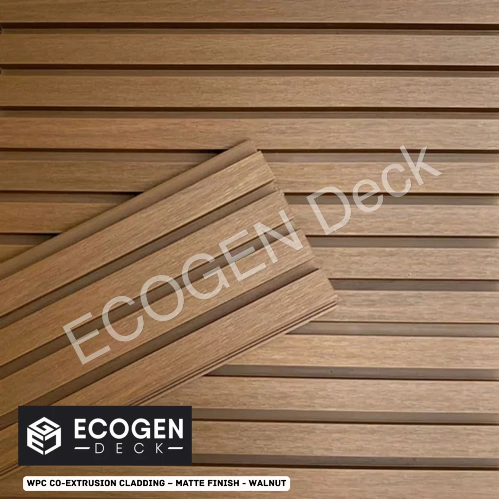 Walnut WPC Cladding Panels | External Wall | 220x28mm | Melbourne